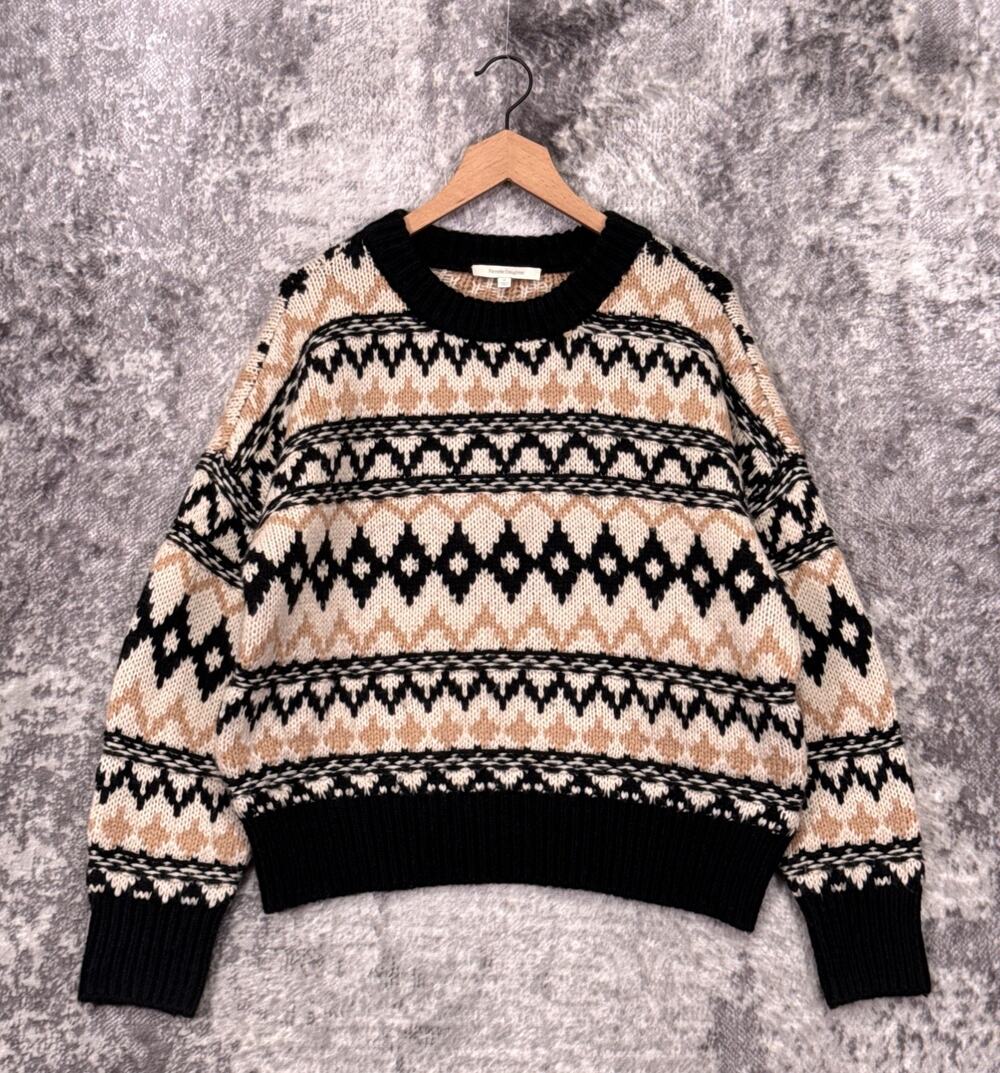 Favorite Daughter Sweater XS Womens Tis The Season Wool Blend Knit Pullover